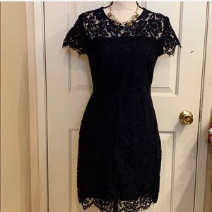 ♟Black Lace Dress